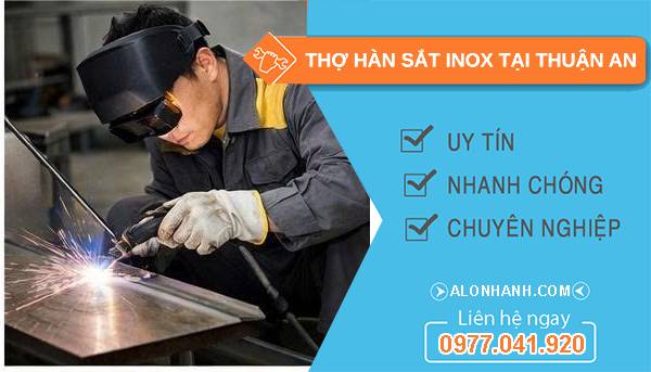 thợ hàn sắt inox tại thuận an uy tín