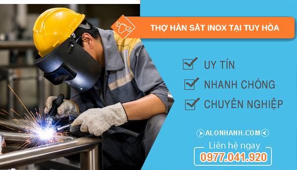 thợ hàn sắt inox tại tuy hòa giá rẻ