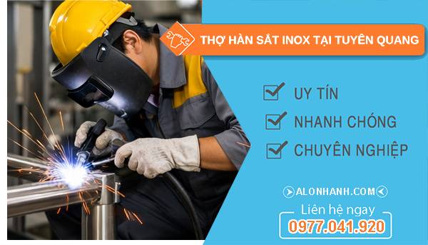 thợ hàn sắt inox tại tuyên quang