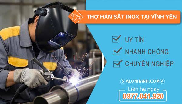 thợ hàn sắt inox tại vĩnh yên uy tín