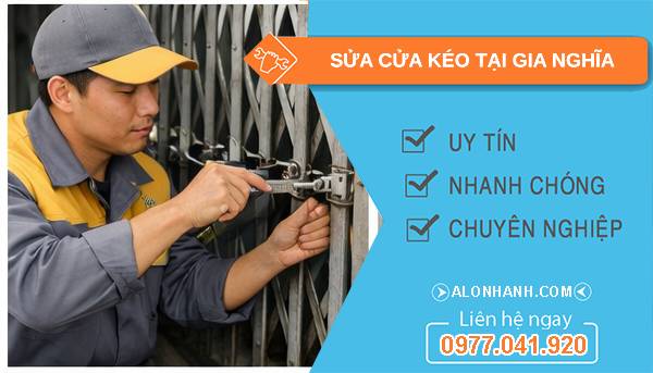 thợ sửa cửa kéo tại gia nghĩa giá rẻ