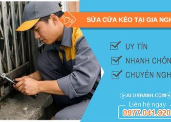 thợ sửa cửa kéo tại gia nghĩa uy tín