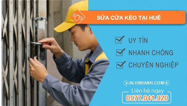 thợ sửa cửa kéo tại huế giá rẻ