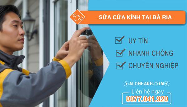thợ sửa cửa kính tại bà rịa giá rẻ