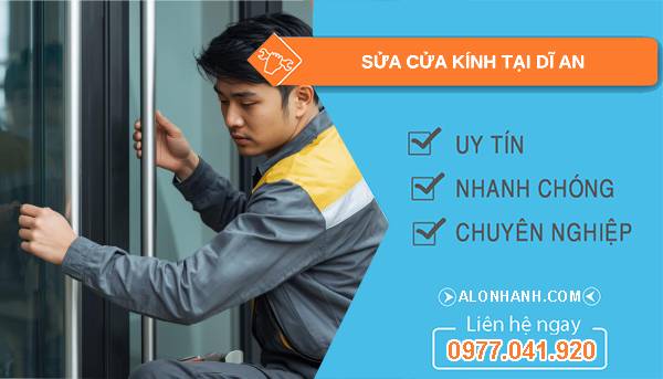 thợ sửa cửa kính tại dĩ an giá rẻ