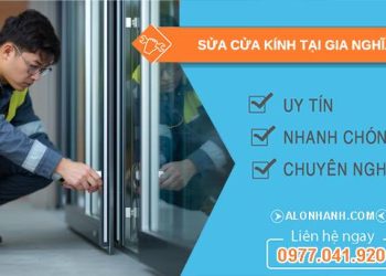 thợ sửa cửa kính tại gia nghĩa