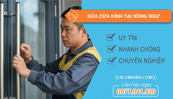 thợ sửa cửa kính tại hồng ngự