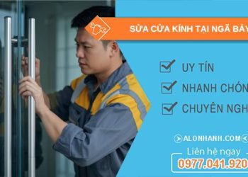 thợ sửa cửa kính tại ngã bảy