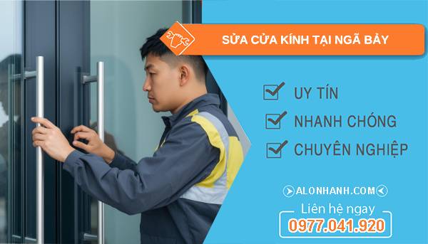 thợ sửa cửa kính tại ngã bảy giá rẻ