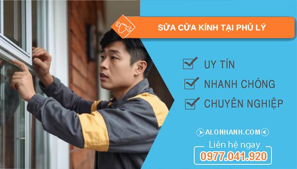 thợ sửa cửa kính tại phủ lý giá rẻ