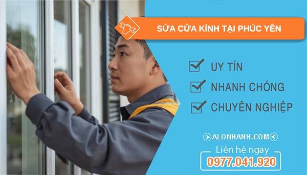 thợ sửa cửa kính tại phúc yên giá rẻ
