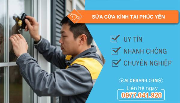 thợ sửa cửa kính tại phúc yên