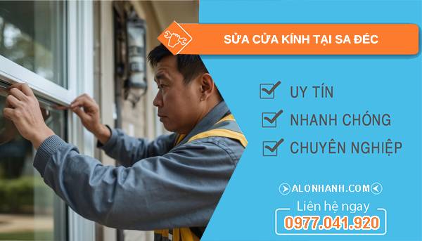 thợ sửa cửa kính tại sa đéc giá rẻ