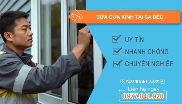 thợ sửa cửa kính tại sa đéc uy tín