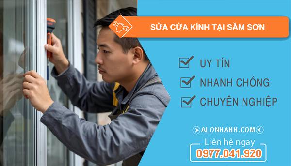 thợ sửa cửa kính tại sầm sơn giá rẻ