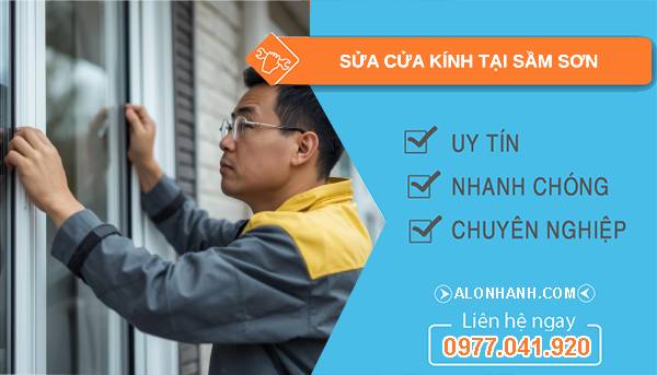 thợ sửa cửa kính tại sầm sơn
