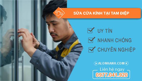 thợ sửa cửa kính tại tam điệp giá rẻ
