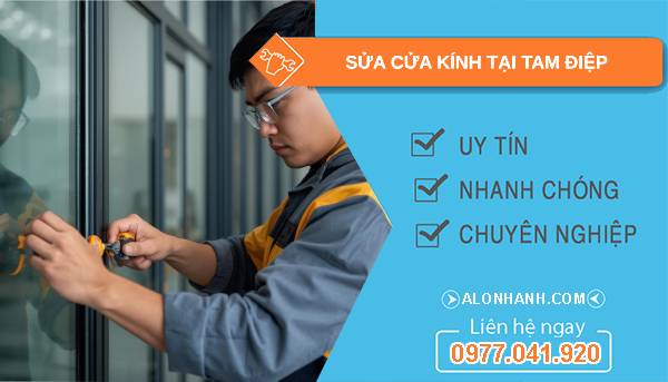thợ sửa cửa kính tại tam điệp uy tín