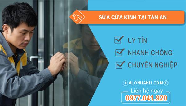 thợ sửa cửa kính tại tân an