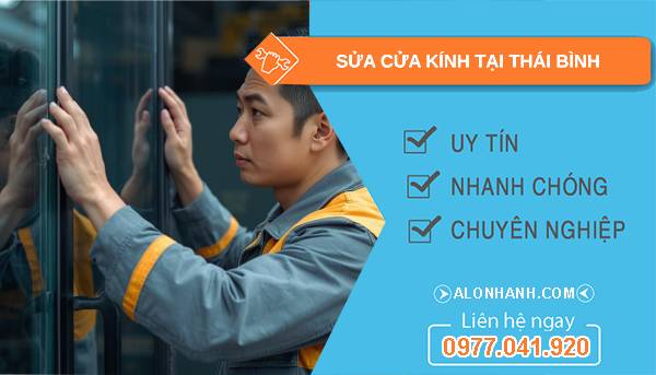 thợ sửa cửa kính tại thái bình
