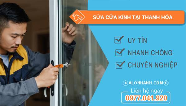 thợ sửa cửa kính tại thanh hóa