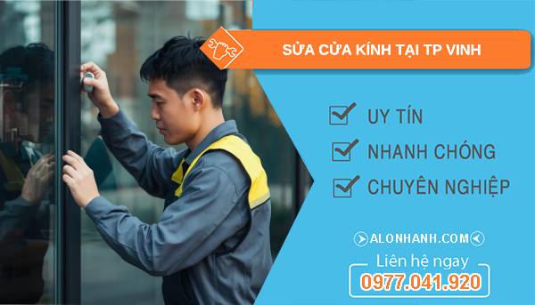 thợ sửa cửa kính tại tp vinh giá rẻ