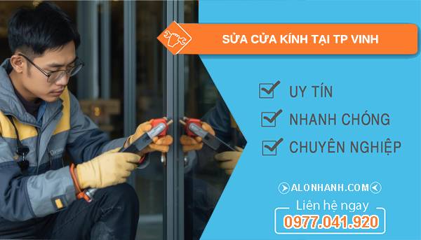 thợ sửa cửa kính tại tp vinh uy tín