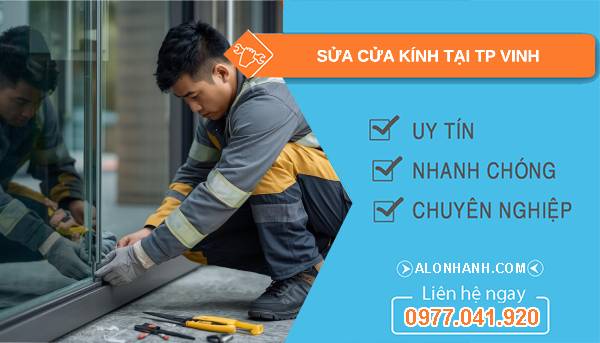 thợ sửa cửa kính tại tp vinh