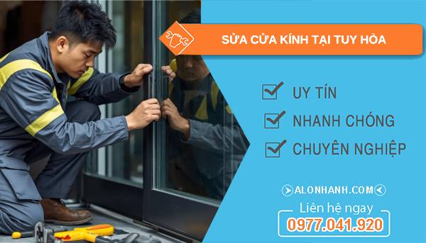 thợ sửa cửa kính tại tuy hòa giá rẻ