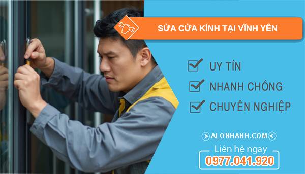 thợ sửa cửa kính tại vĩnh yên