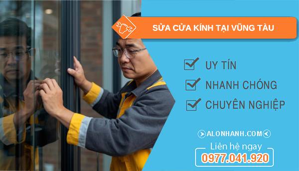 thợ sửa cửa kính tại vũng tàu giá rẻ