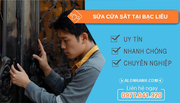 thợ sửa cửa sắt tại bạc liêu uy tín