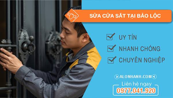 thợ sửa cửa sắt tại bảo lộc uy tín
