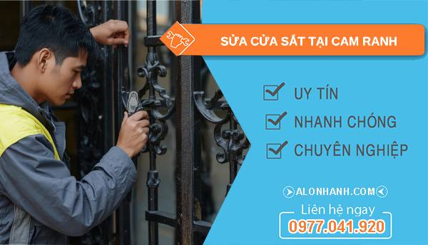 thợ sửa cửa sắt tại cam ranh giá rẻ
