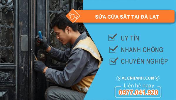 thợ sửa cửa sắt tại đà lạt uy tín