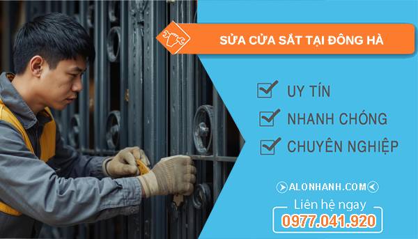 thợ sửa cửa sắt tại đông hà giá rẻ