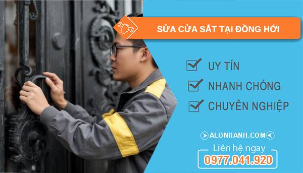 thợ sửa cửa sắt tại đồng hới giá rẻ