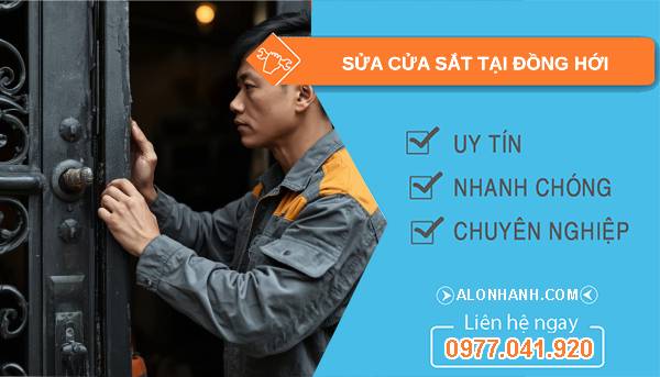 thợ sửa cửa sắt tại đồng hới uy tín
