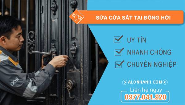 thợ sửa cửa sắt tại đồng hới