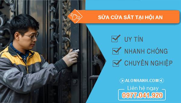 thợ sửa cửa sắt tại hội an uy tín
