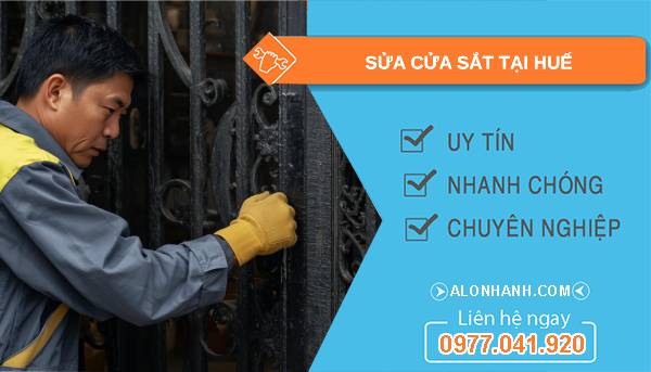 thợ sửa cửa sắt tại huế giá rẻ