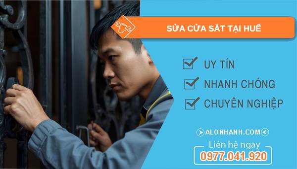 thợ sửa cửa sắt tại huế uy tín