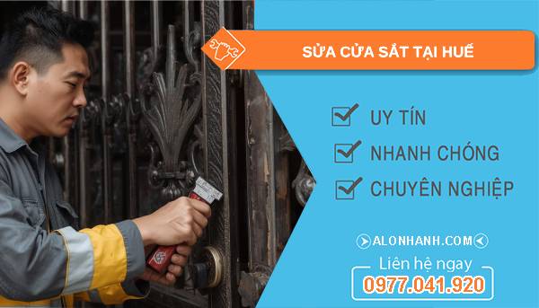 thợ sửa cửa sắt tại huế