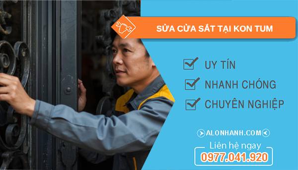 thợ sửa cửa sắt tại kon tum giá rẻ
