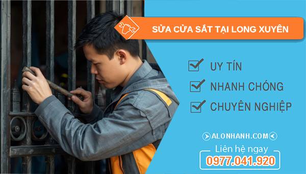 thợ sửa cửa sắt tại long xuyên uy tín