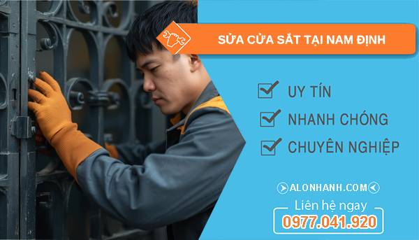thợ sửa cửa sắt tại nam định giá rẻ