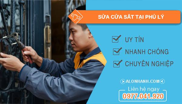 thợ sửa cửa sắt tại phủ lý giá rẻ