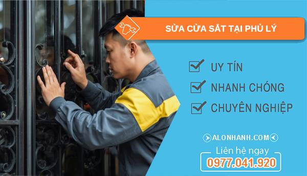 thợ sửa cửa sắt tại phủ lý uy tín