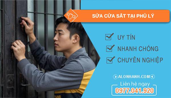 thợ sửa cửa sắt tại phủ lý