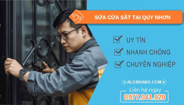 thợ sửa cửa sắt tại quy nhơn giá rẻ